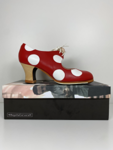 M77 Lunares Cordones Box Rojo Box Blanco CA LAC Rozmiar 38,5