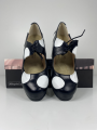 M77 Lunares Cordones BOX NEGRO BOX BLANCO CA LAC OSC Rozmiar 39