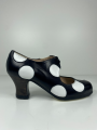 M77 Lunares Cordones BOX NEGRO BOX BLANCO CA LAC OSC Rozmiar 39