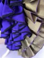 Spódnica flamenco fioletowa elastyczna pięć falban