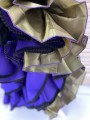 Spódnica flamenco fioletowa elastyczna pięć falban